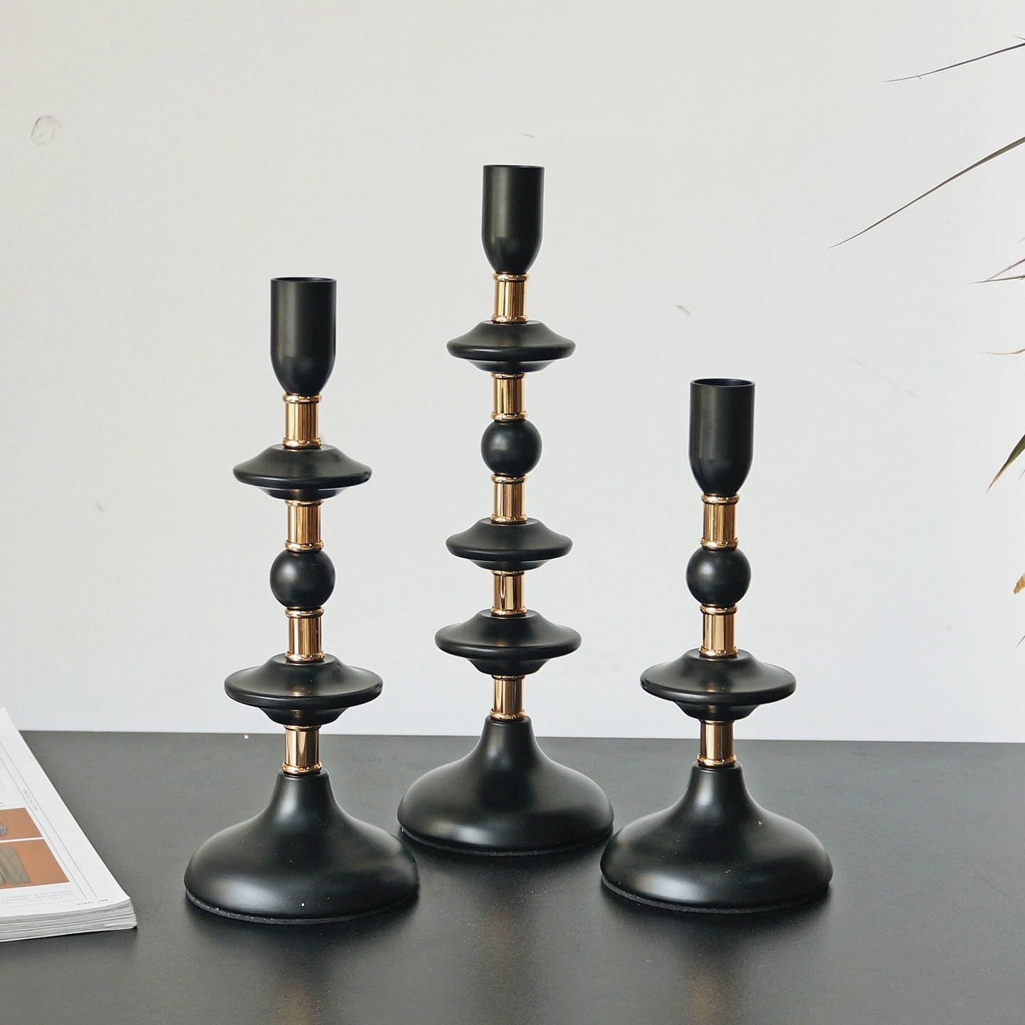 Candlestick Holders Candlestick Iron Decorative Ornament Candle Pedestal Candle Holders ﻿for Dinner Room Table ﻿ Candle Holders(Small)