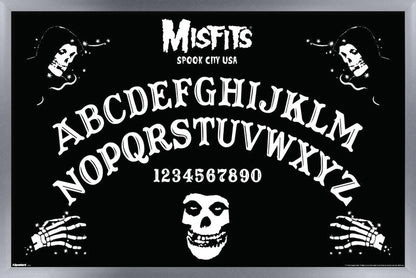 Misfits - Ouija Wall Poster, 34L" x 22.4W", Silver Framed Version