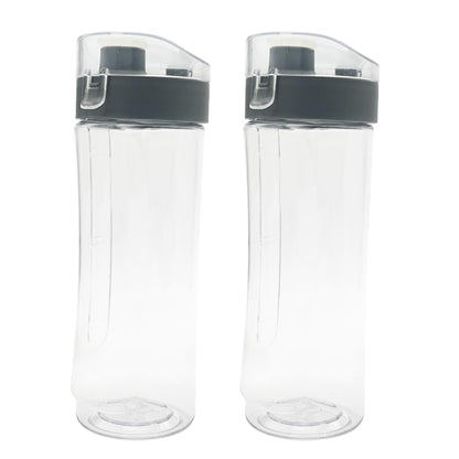CXQ 2 Packs Replacement Parts 20oz Sports Bottle with Spill-Proof Lid, Compatible with Oster MyBlend Plus Personal Blender 20-Oz &Oster Classic Series Heritage Blender