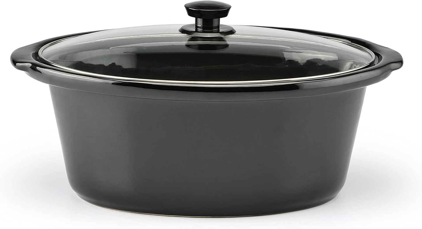 Disney The Nightmare Before Christmas 7-Quart Oogie Boogie Slow Cooker by Select Brands - Food Warmer for Parties - Low, High & Warm Heat Settings - Kitchen Essential for Home-Cooked Meals