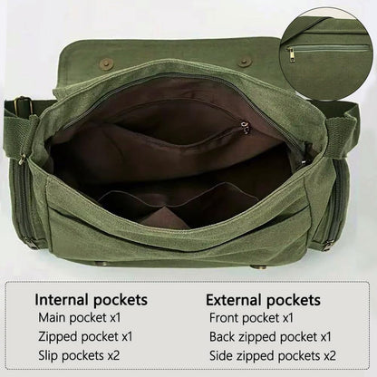 CHICGLOW Pattern Messenger Bag Cute Canvas Crossbody Bags Women/Men Shoulder Messenger Purses Handbags with Pockets
