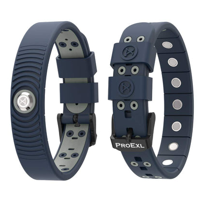 PROEXL 18 MAX Sports Magnetic Bracelet for Men - Waterproof - Breathable Strap - Super Strength - Blue Gray