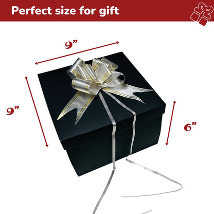 AIRGBW 5-Layer Explosion Photo Box | DIY Surprise Gift for Birthdays, Anniversaries & Holidays | Memory Gift Box (Black)