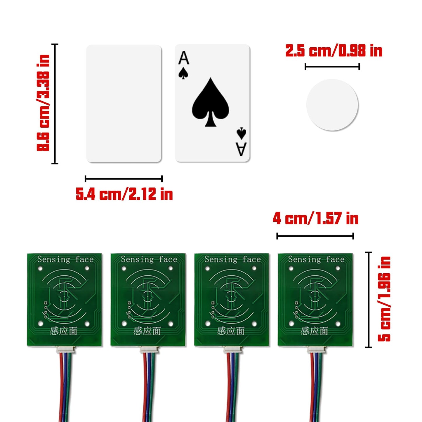 RFID Sensor Prop Escape Room Riddle IC Card Reader Programmable Controller Sequence & One-To-One Version Mysteries Game Clues (1 RFID with audio)