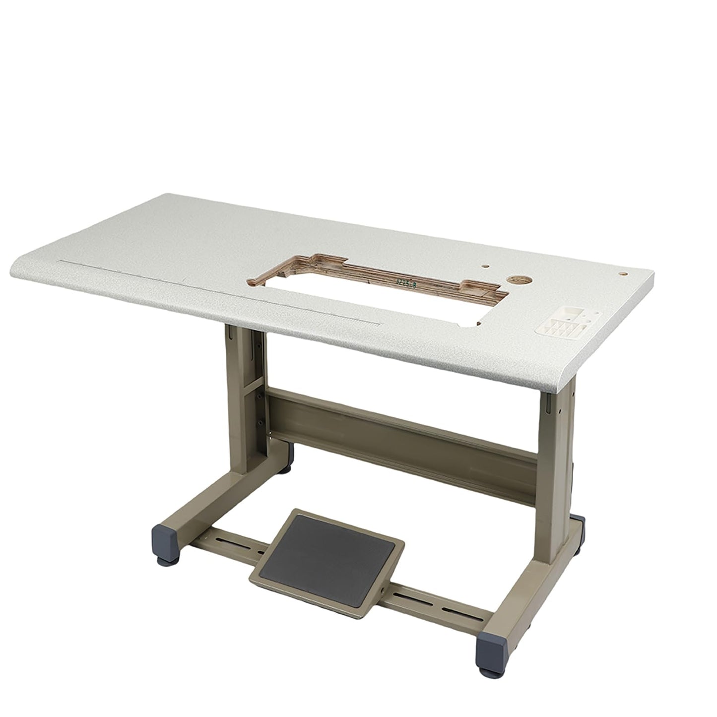 Fbshicung Industrial Sewing Machine Table Top with Foot Petals Compatible with Juki DDL-8000 5550, 8500, 8700 Direct-Drive Flat Machine