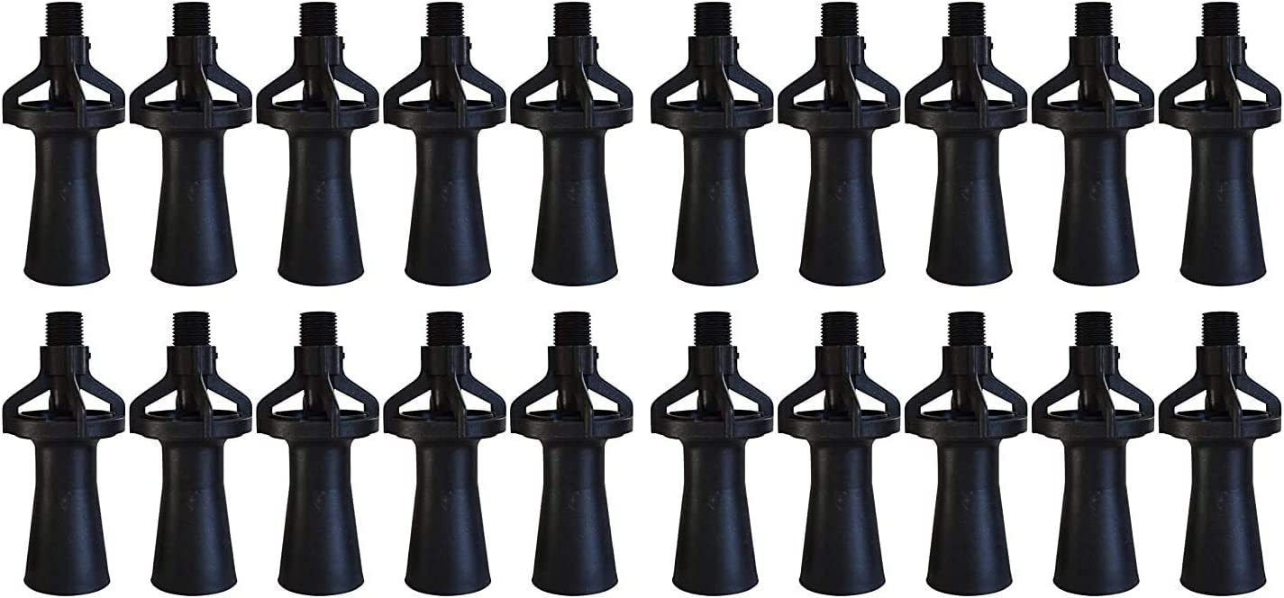 4Spray Eductor Nozzle - NPT Fluid Mixing Eductors - Glass Reinforced Polypropylene - Minimal Maintenance and Clog Resistant Tank Mixing Agitation Nozzles - 1.5 inch (20 Count)