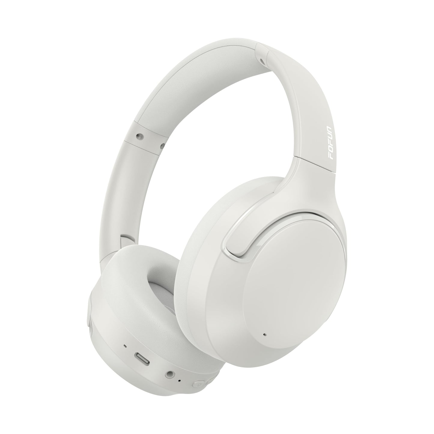 T-fun Active Noise Cancelling Headphones, 65H Bluetooth Headphones, Custom EQ via App Headphones Wireless with Mic, Bluetooth 6.0 Foldable Lightweight Headsets for Commuting Travel Work Home