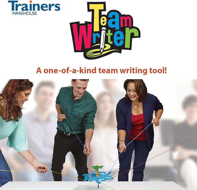 Trainers Warehouse TeamWRITER® Team Building Game | A Fun Collaborative &amp Challenging Activity - Perfect for Any Office or School Group