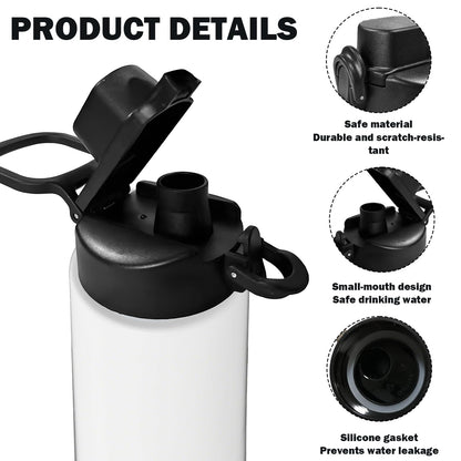 2 Pcs Replacement Auto Spout Lid For Bubba Trailblazer 24oz/32oz/40oz & Flo Kids 16oz Water Bottles, Bpa-Free,Bubba Water Bottle Lid Replacement,Portable Replacement Cap,Bubba Cup Replacement Lid