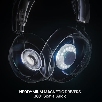 SteelSeries Arctis Nova 7X Wireless Gen 2 Gaming Headset - Real-Time App Control, 50+ HR Play, Neodymium Drivers, Mix 2.4GHz/Bluetooth, Xbox, PC, PS5/PS4, Switch 1/2, Mobile - Black