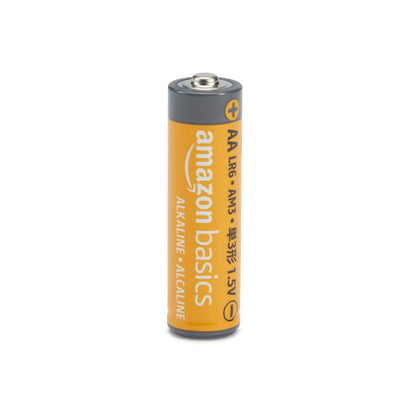 Amazon Basics 24 Count AA & AAA High-Performance Alkaline Batteries Value Pack - 12 Double AA Batteries and 12 Triple AAA Batteries