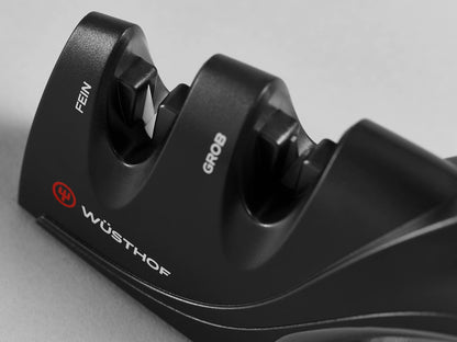 WÜSTHOF 2-Stage Hand-Held Sharpener, Black