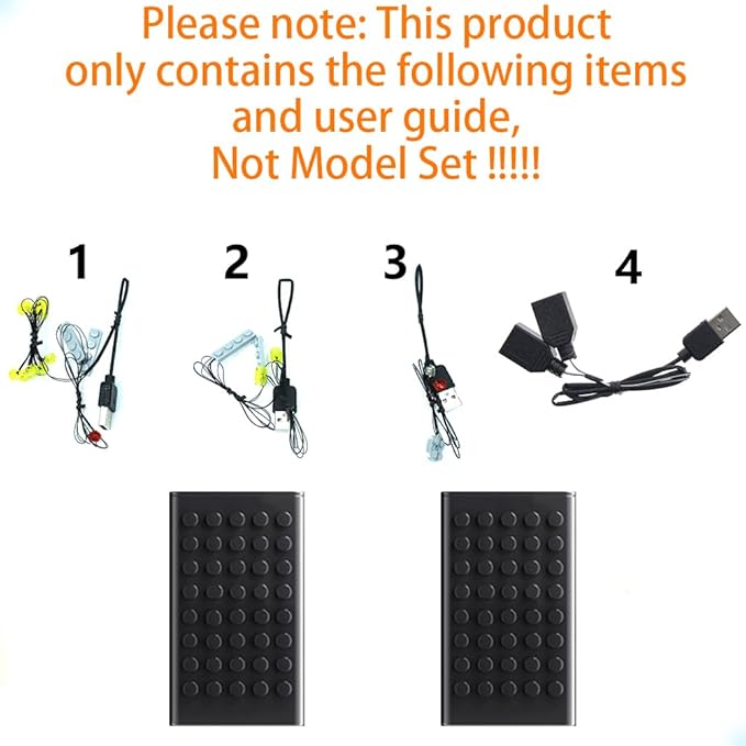 LED Light Kit Compatible with Lego Holiday Main Street - Lighting Set for Creator 10308 Building Model (Model Set Not Included)