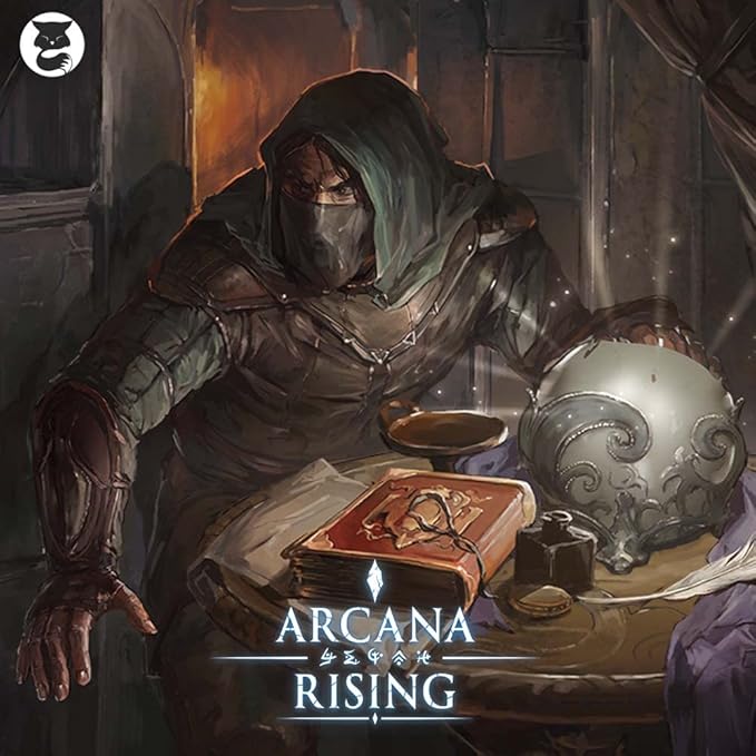 Grey Fox Games Arcana Rising Board Game | Wizardry themed Card Game | 1-6 Players | 20-60 Minutes