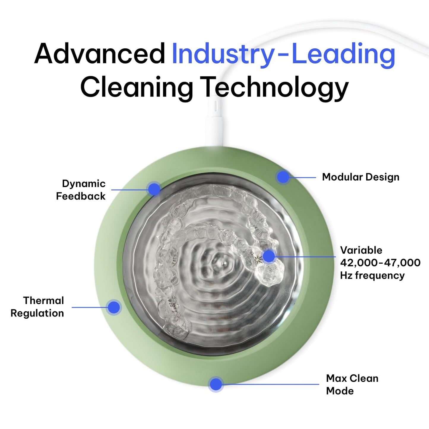 Zima Dental Pod PRO: Market-Leading, Best Aligner, Nightguard, Mouthguard, Denture, Ultrasonic Cleaner for Oral Dental Care