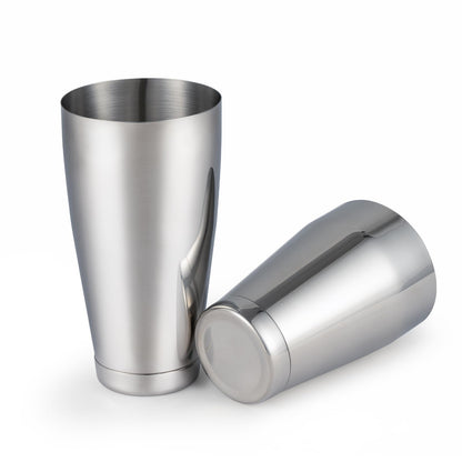 Ailelan Boston Cocktail Shaker Set, Professional Bar Shaker Set Bartender Kit, Stainless Steel Martini Shaker with Weighted 28oz Unweighted 18oz Drink Mixer Tins Bartending Tools for Bartender