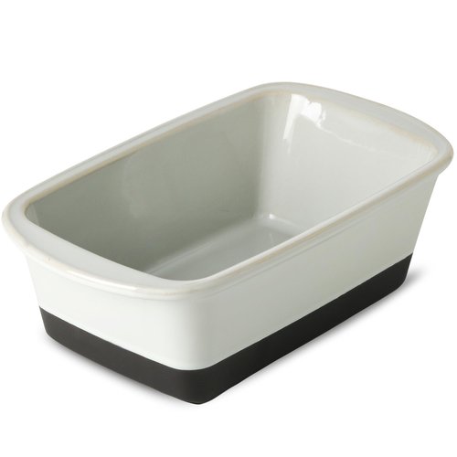 HVH Ceramic Loaf Pan for Baking Bread, 9 x 5 inch Baking Bread Loaf Pan, Rectangular Bread Pan, Bread Baking Pan for Cooking, Farmhouse Style (Blue)