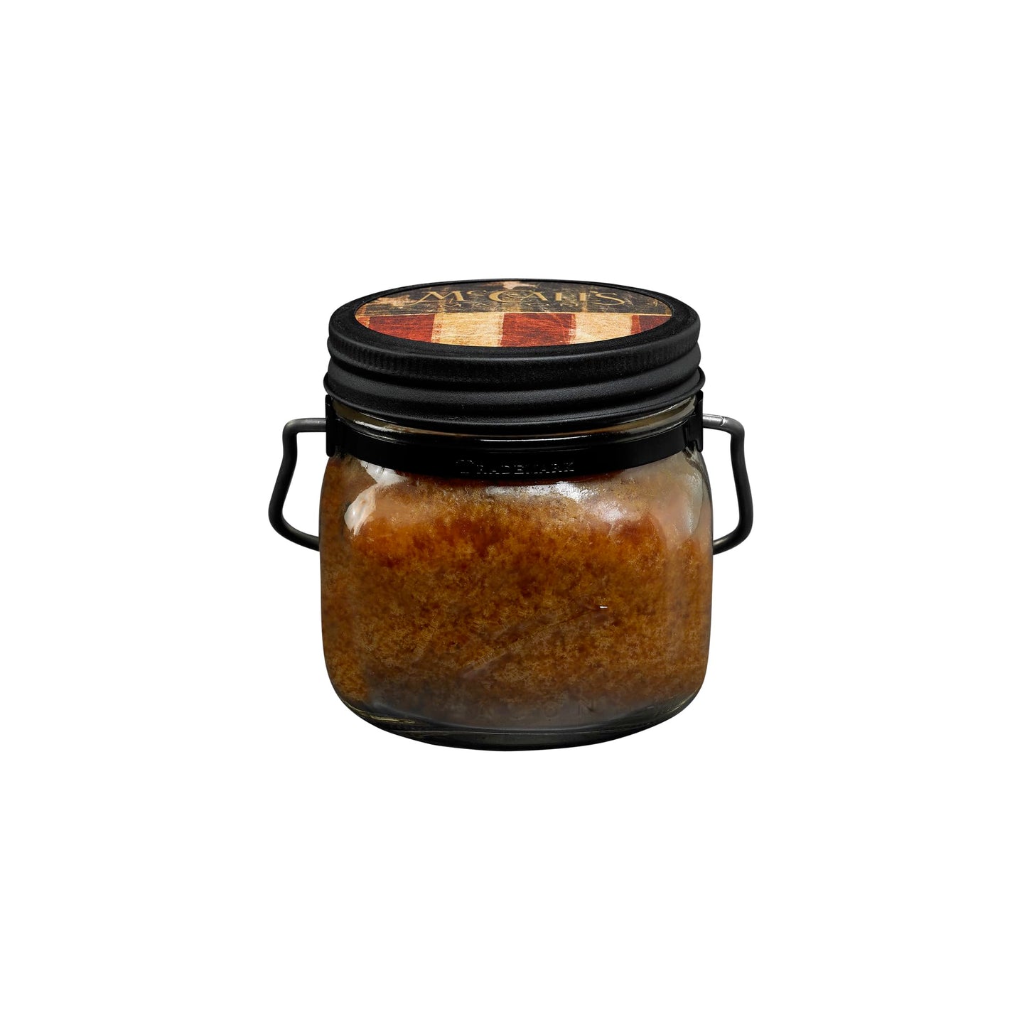 McCall’s Candles | Campfire | 16 oz Two-Wick Scented Candle | USA-Poured | Vintage Mason Jar with Carrying Handle | Cedarwood, Birch & Patchouli Fragrance