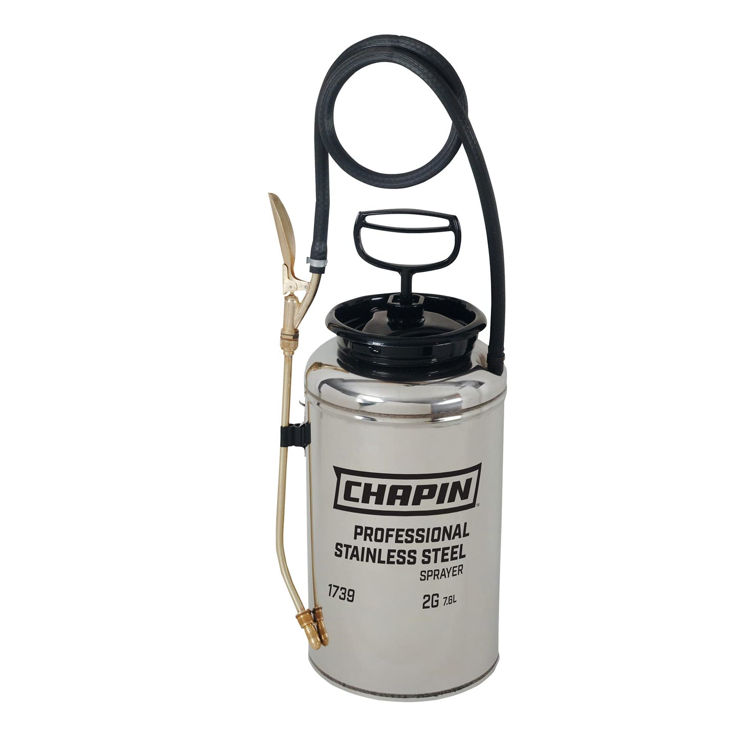 Chapin 1739 2-Gallon Industrial Stainless Steel Sprayer For Fertilizer, Herbicides and Pesticides (1 Sprayer/Package)