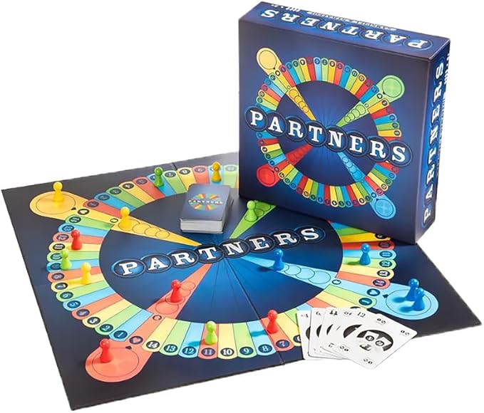 PARTNERS Board Game | 1st USA Edition | A 4 Player Strategy Board Game Played in Teams of 2 | Perfect for Game Night with Family Friends Adults Teens All Ages