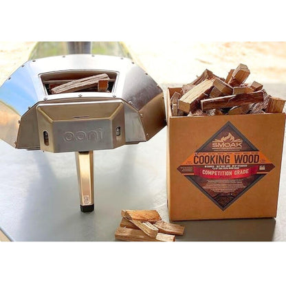Smoak Firewood Cooking Wood Mini Splits - USDA Certified Kiln Dried (White Oak, 5-6in Tiny Pizza Oven Wood) for Portable Pizza ovens or MESA Solo Stove(729 Cubic Inches)