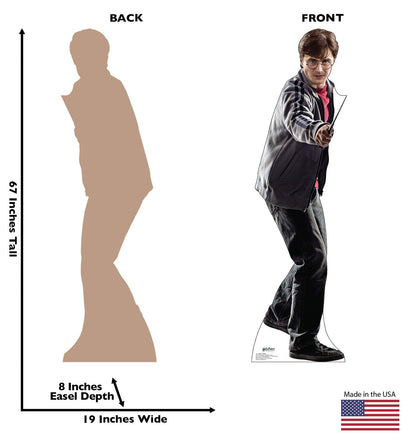 Cardboard People Harry Potter Life Size Cardboard Cutout Standup - Harry Potter and The Deathly Hallows
