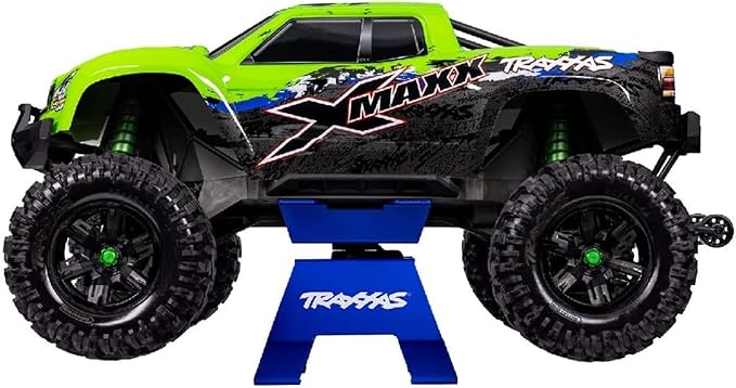 Traxxas 8797 Blue Aluminum X-Truck Stand for X-Maxx and XRT