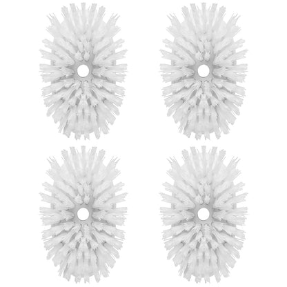 MR.SIGA Soap Dispensing Dish Brush Refills, 4 Pack