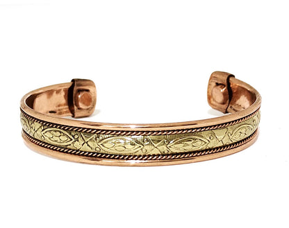 Sawcart Set Of 4 Copper Bracelet Pure Copper Therapy Effective & Natural Relief Cuff for Men's & Women's