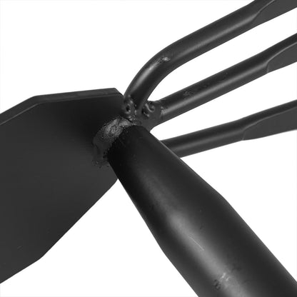 UPKOCH Garden Hoe and Cultivator 16 Inch Manganese Steel Hand Tool for Soil Digging Weeding and Flower Planting Ergonomic Handle for Comfortable Gardening