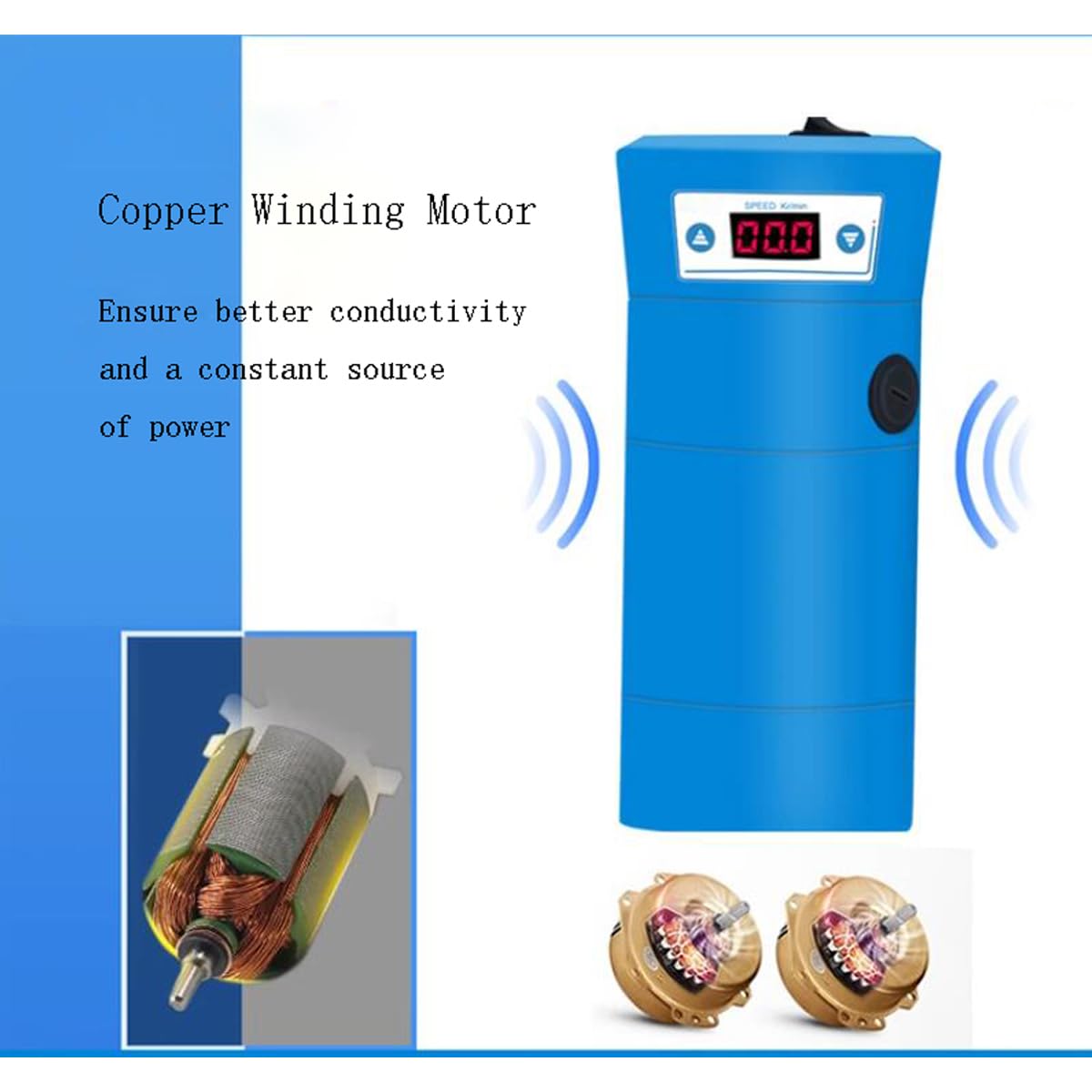 Lab High Speed Homogenizer, DEJUN 300-18000rpm High Shear Emulsifier Disperser Mixer Laboratory Emulsifying Stirring Machine with 18G and 36G Working Heads