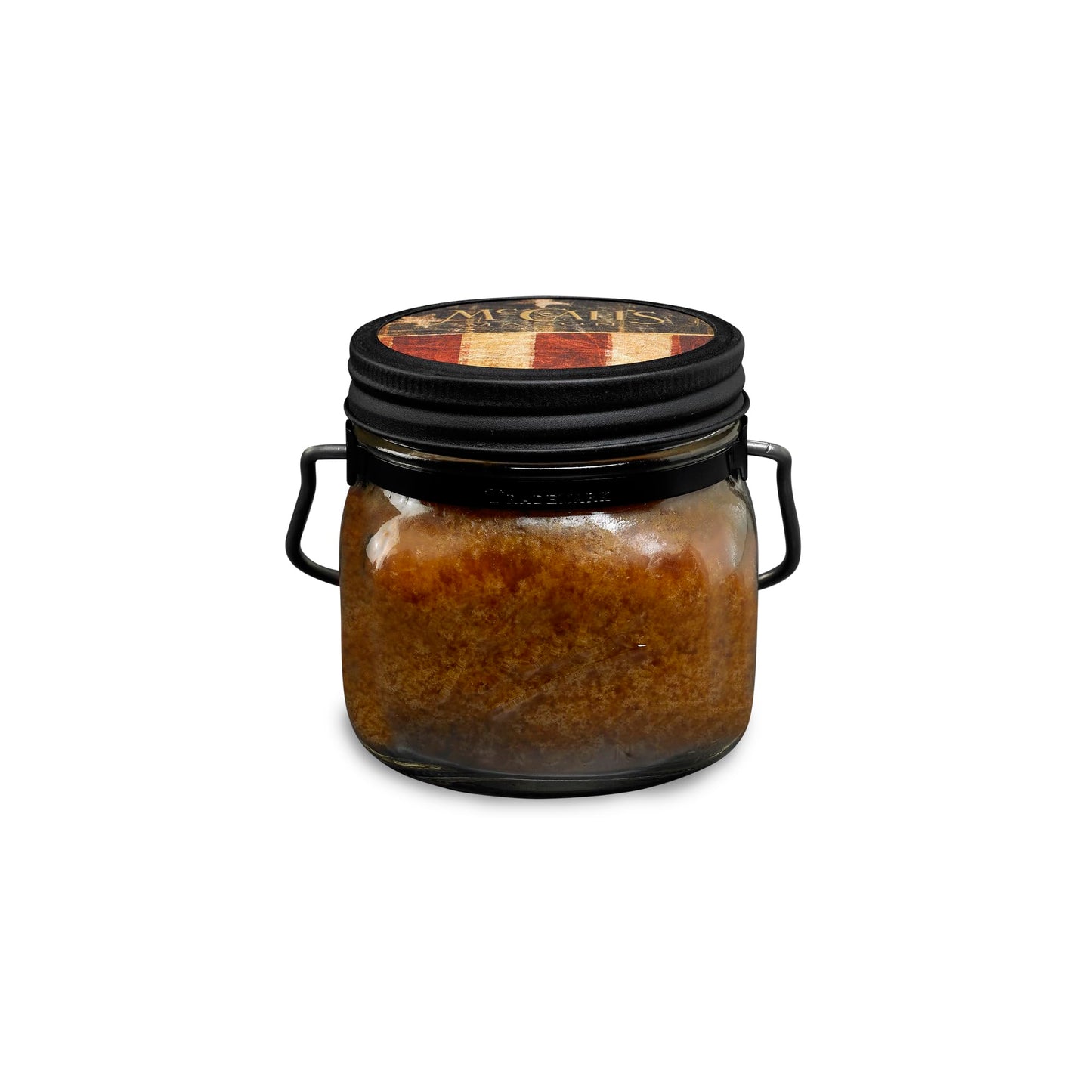 McCall’s Candles | Cozy Cabin | 16 oz Two-Wick Scented Candle | USA-Poured | Vintage Mason Jar with Carrying Handle | Cedar, Cinnamon, Nutmeg & Vanilla Fragrance