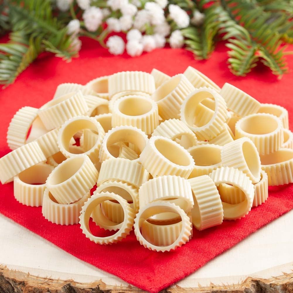 Factory Direct Craft Pack of 100 Rubber Candle Hugger Grippers - Candle Holders for Taper Candles and Candle Cups - Stay Put Candle Grips Keep The Candles Upright and in Place
