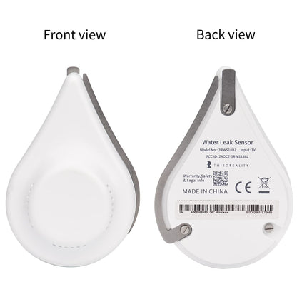 THIRDREALITY Zigbee Water Leak Sensor with Dripping Detection 4 Pack, 120 dB Alarm, App Notifications Enabled When Compatible with Home Assistant and Compatible Zigbee HUB, Batteries Included