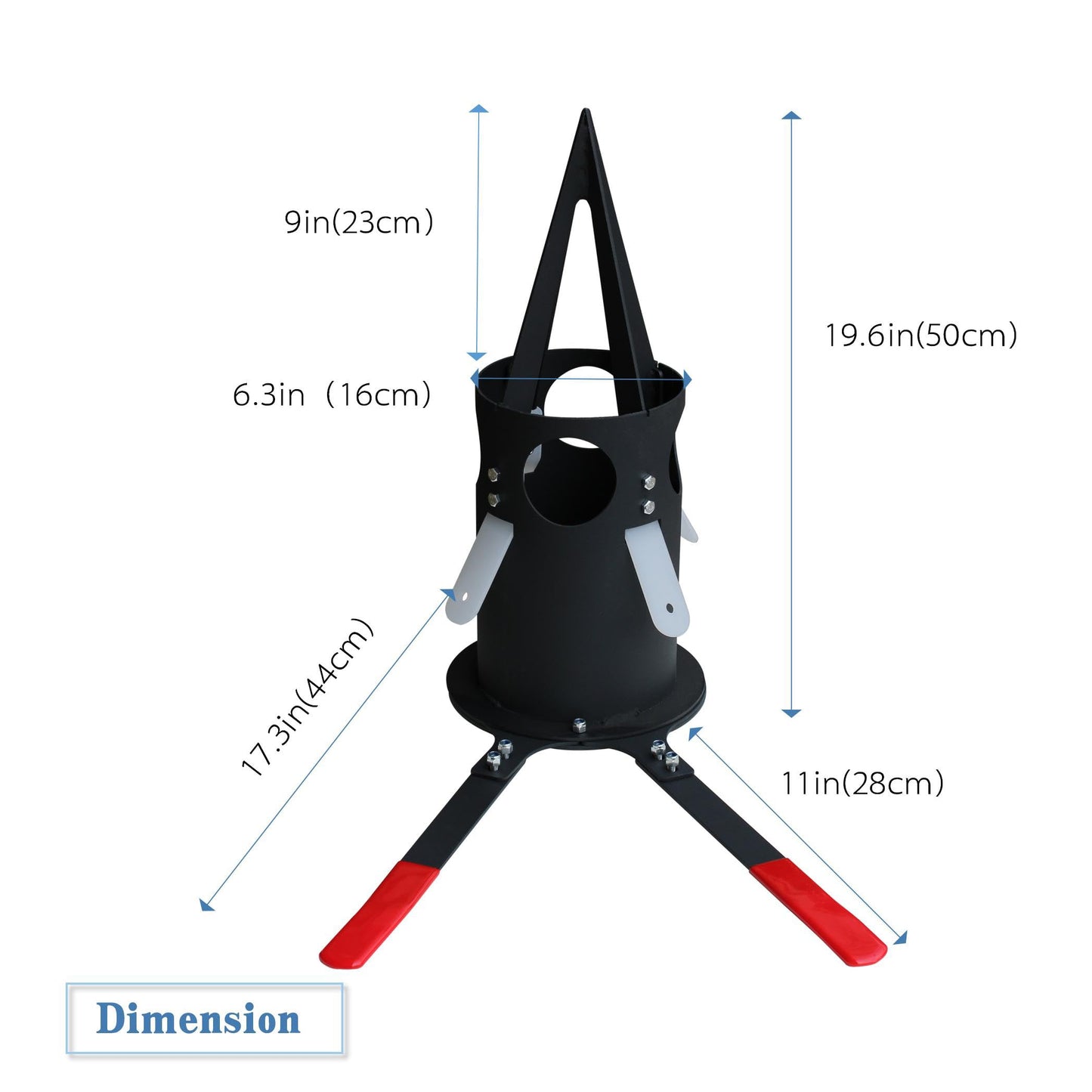 NULTRUMA Big Bag Dispenser Bulk Bag Unloader Dischargers for Farms Construction Industry(Black)