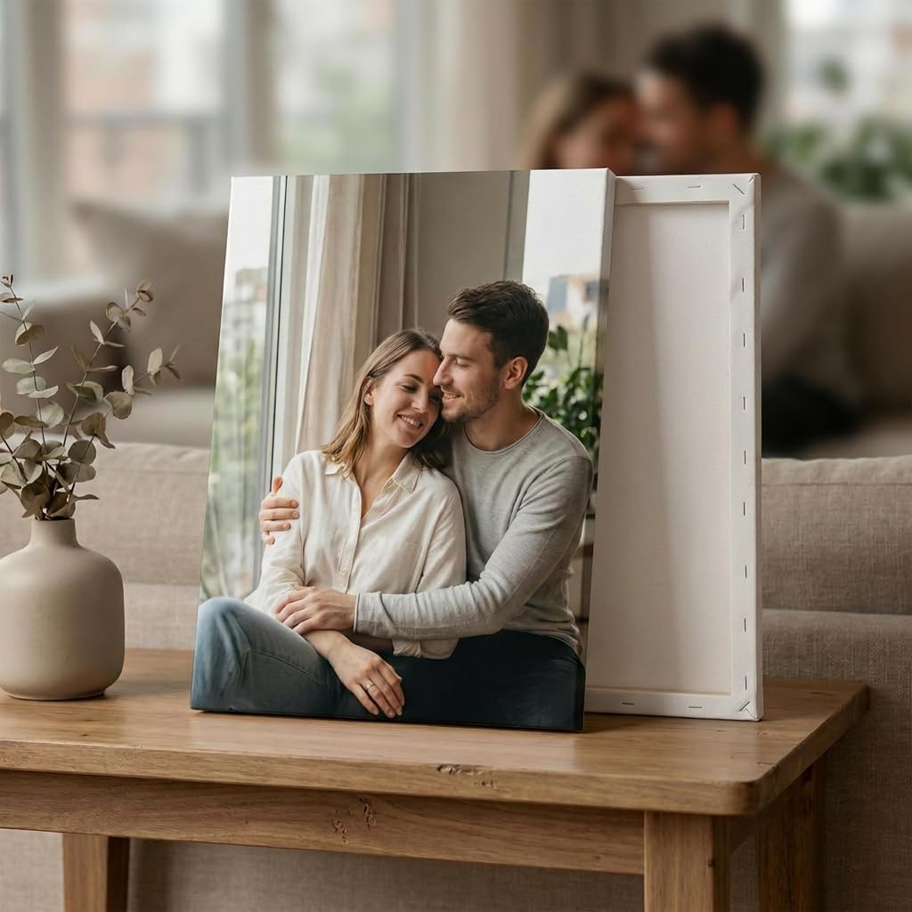 TWING Custom Canvas Prints - Personalized 22x28 Inch Wall Art | Upload Your Photos for Unique Home Decor