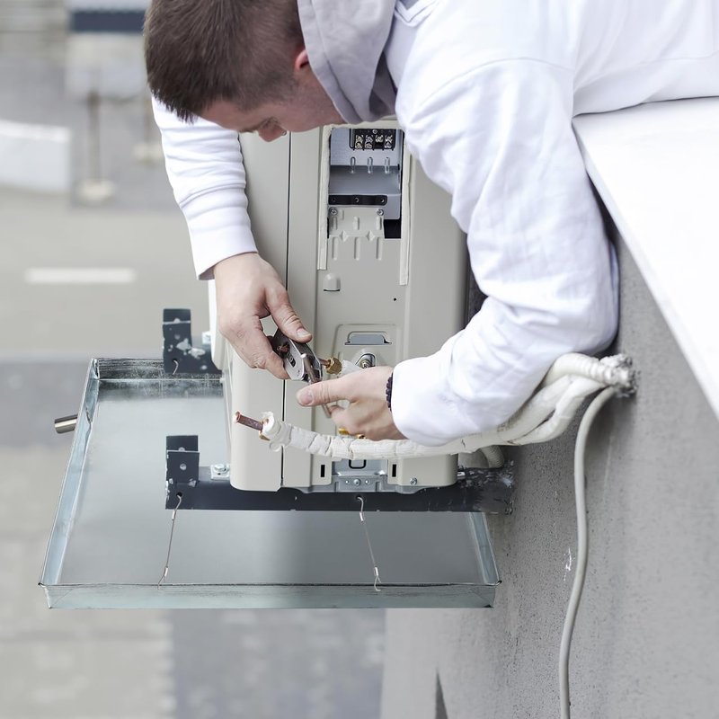 DOITOOL Air Conditioner Drip Pan, AC Drain Pan Air Conditioning Drainage Drip Tray Catch Pan Water Tray Accessories
