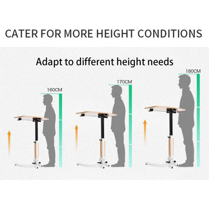 ZEELYDE Lectern Podium Stand,Lecture Stage, Conference Table, Standing Desk, Stand Mobile Standing Lift Multifunctional Folding Desk, Free Speech Bedside Table,B