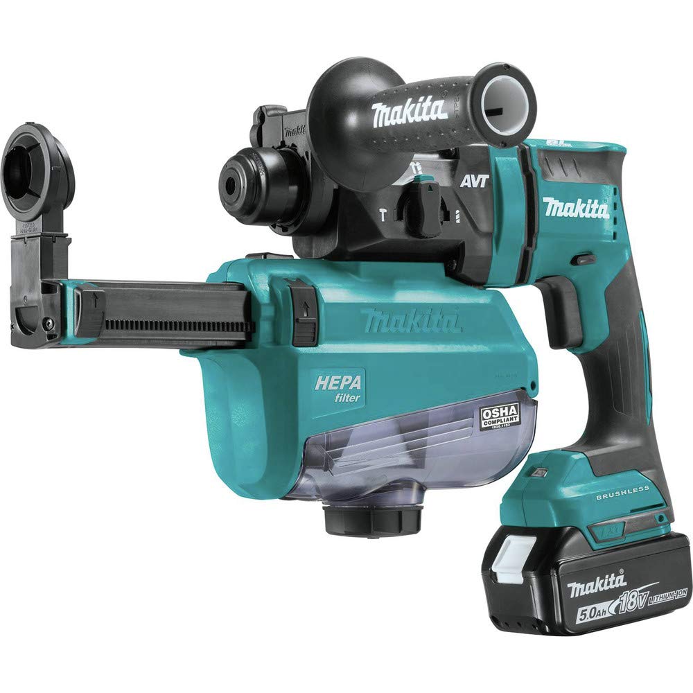 Makita XRH12TW 18V LXT 11/16" AVT Rotary Hammer Kit (5.0Ah)