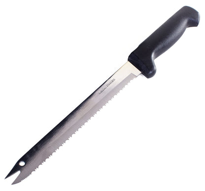 Kitchen Home Carving Bread Knife – 8” Ultra Sharp Surgical Stainless Steel Serrated All Purpose Kitchen Knife – Never Needs Sharpening - As Seen on TV and Live Demonstration