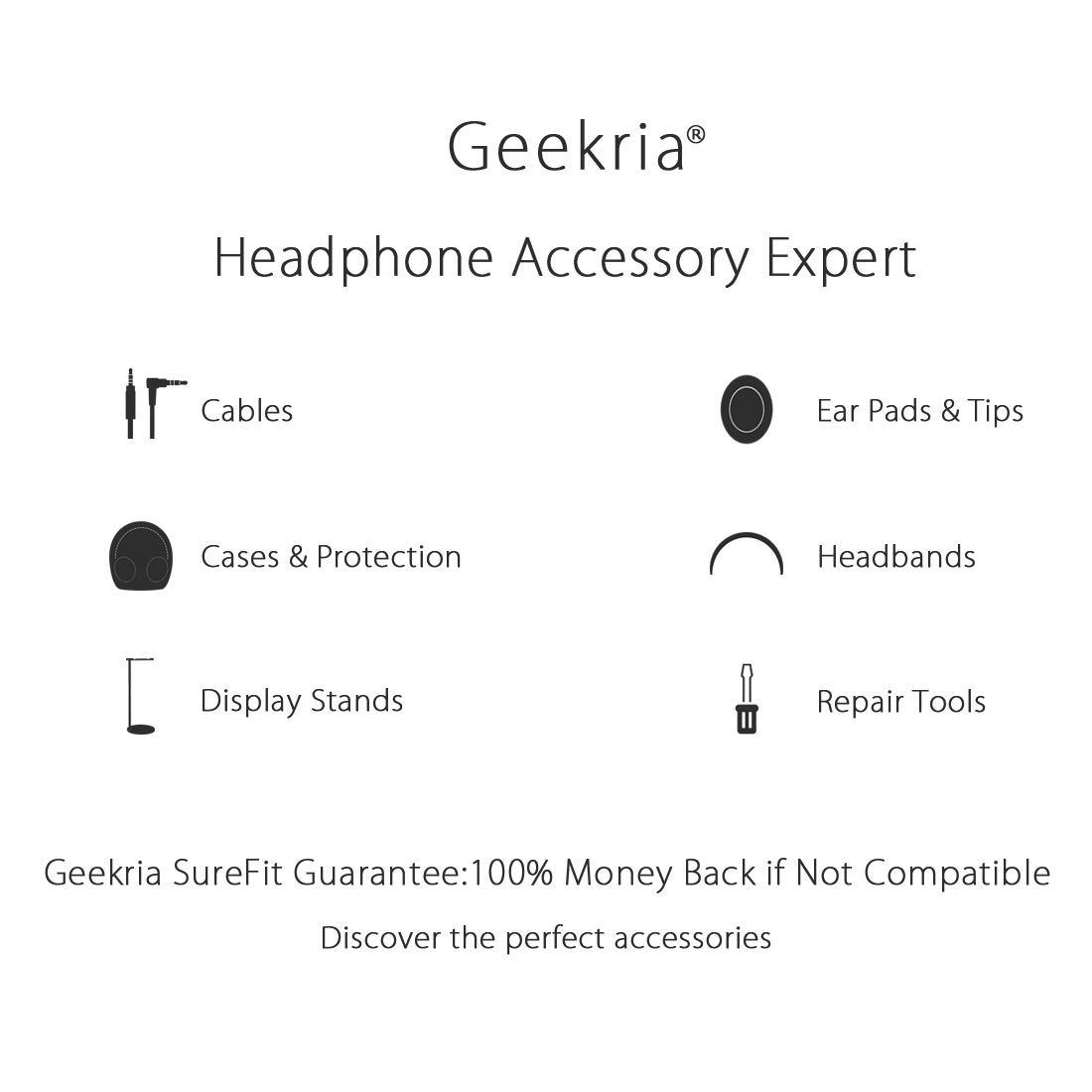 Geekria Replacement Ear Pads for Beats Solo HD On-Ear Headphones Ear Cushions (Not Compatible with Other Headphone Models), Repair Parts (Grey)
