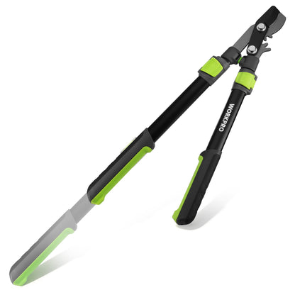 WORKPRO Extendable Bypass Lopper for Gardening, 25-37" Branch Cutter with 1.5" Cutting Capacity, Heavy Duty Pruning Shear Featuring Gear System for Tree Trimming, Tree Cutter Handheld with SK5 Blade