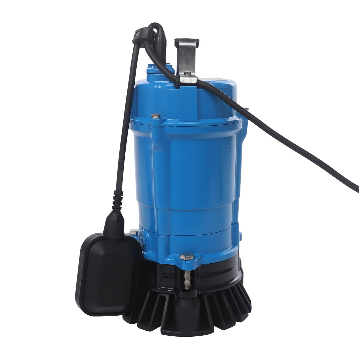 banborba 1 HP Submersible Trash Pump, 110V Submersible Sump Pump, Sewage Pump with 59 ft Max Lift, Drain Dirty Clean Water for Pools, Garden, Pond, Basement, Flooded Area - Blue