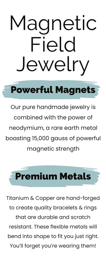 Pure Copper Magnetic Minimalist Bracelet - Adjustable Fleur D'OR Style - Ultra Strength Magnets - Unisex - Earth Therapy