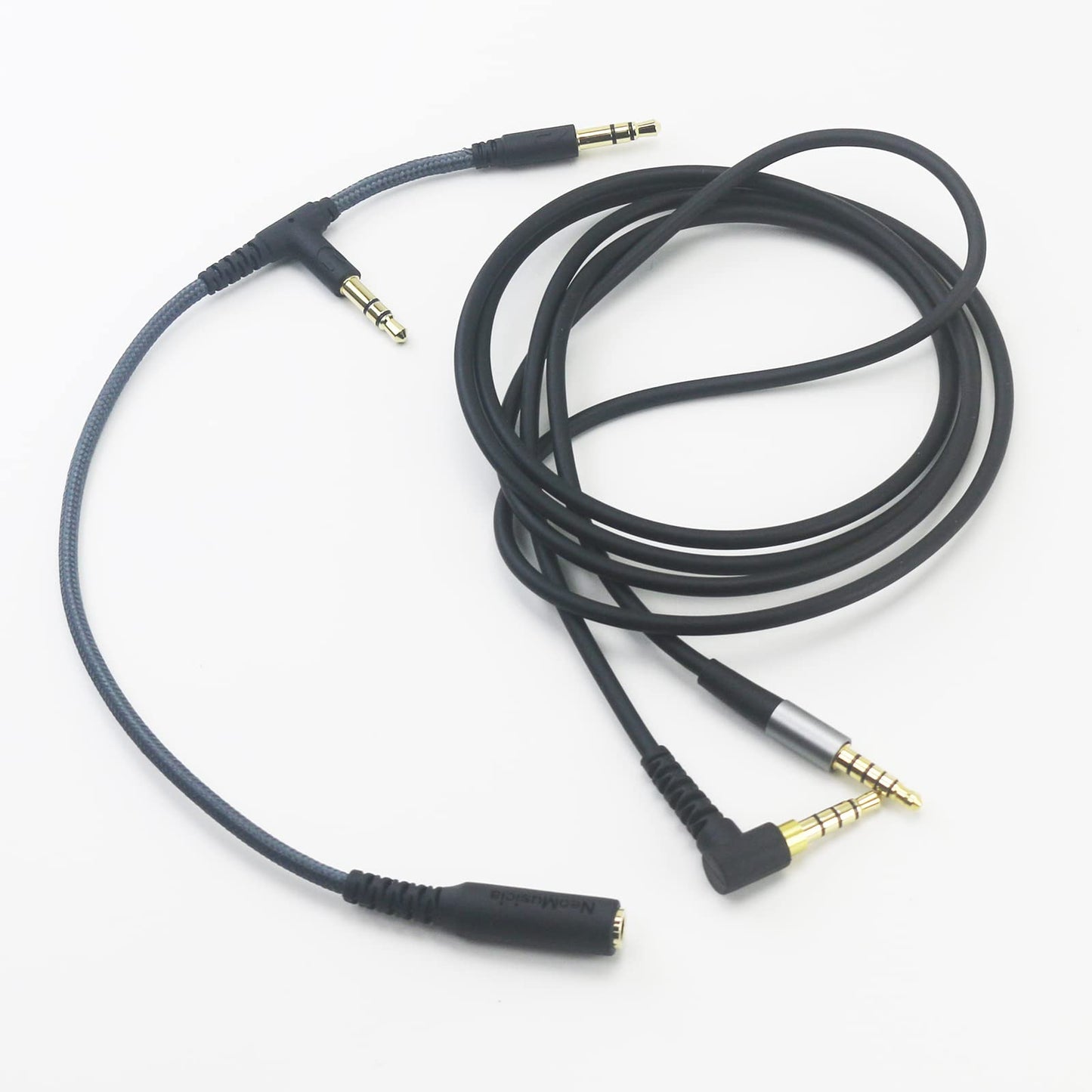 NewFantasia Replacement Audio Cable 3.5mm 5 Pole Male Cord Compatible with SteelSeries Arctis Nova 1, 1X, Pro, 7, 7X, 1P Gaming Headset 2meters 6.6feet