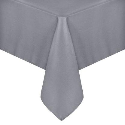 sancua Rectangle Tablecloth - 60 x 120 Inch - Stain and Wrinkle Resistant Washable Polyester Table Cloth, Decorative Fabric Table Cover for Dining Tables, Buffet Parties and Camping, Light Grey