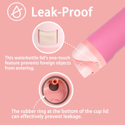NebkDask Replacement Lid for Owala Freesip,Compatible with Owala Cup 16oz 24oz 32oz 40oz,BPA-Free,Leakproof Cap Water Bottle for Owala Bottles with Two Stoppers and Two O Seal Rings(Pink)
