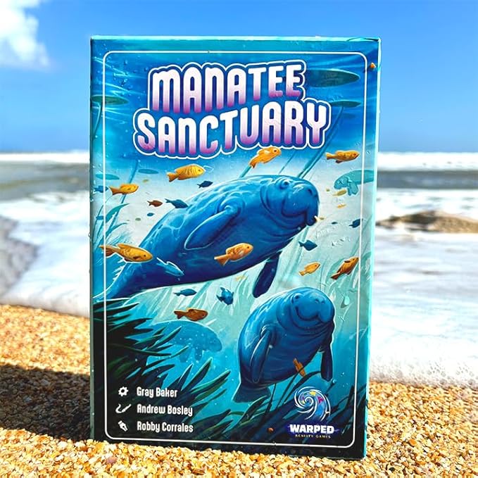 Manatee Sanctuary: Seacow Edition Board Game - Strategic Tableau Building and Drafting Game for Adults and Kids 11+ 1-6 Players