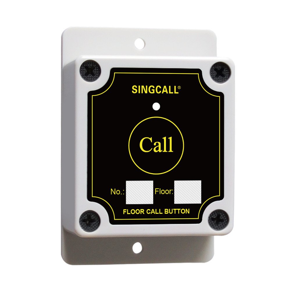 SINGCALL Wireless Construction Site Calling System, for Calling Elevator, Wireless Service System, Storage Battery Can Last 5 Hours