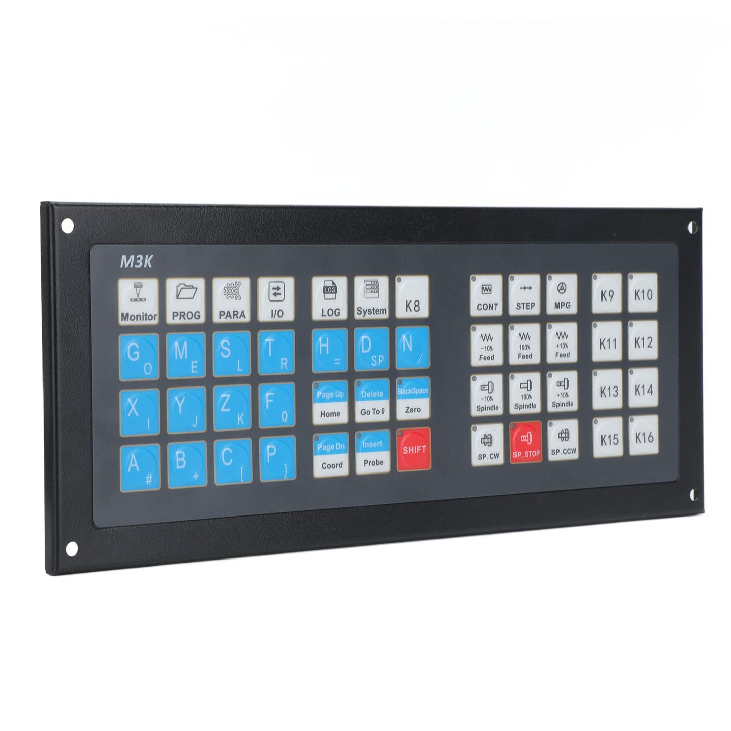 CNC Controller Panel Board Aluminum Alloy M3K Expansion Keyboards Lathe Machines Motor Motion Controller Systems with Cable for DDCS Expert M350 3 4 5 Axes